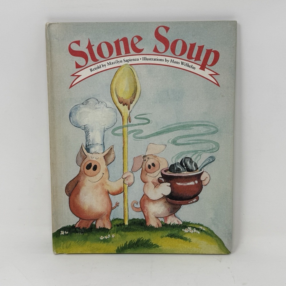 "Stone‎ Soup" Hardcover Book (1986) Weekly Reader Marilyn Sapienza